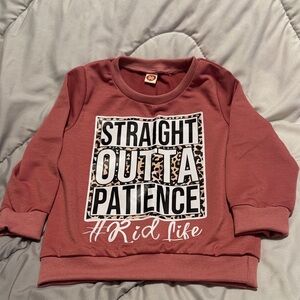 Kids Graphic Sweatshirt - Red